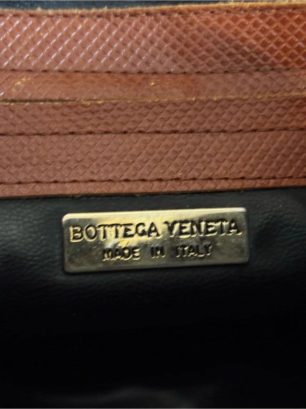 Vintage Bottega Veneta leather camera bag/pouch